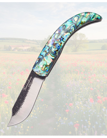 Rustik kniv fra Tramuntana Knives med...