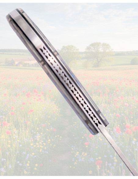 Rustik kniv fra Tramuntana Knives med...