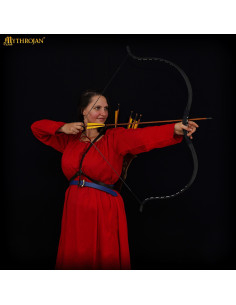 Langes mittelalterliches Kleid aus Baumwolle Modell... 2