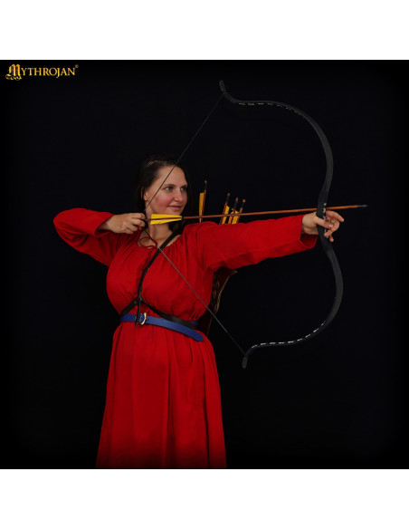 Langmiddelalderskjole i bomuld model...