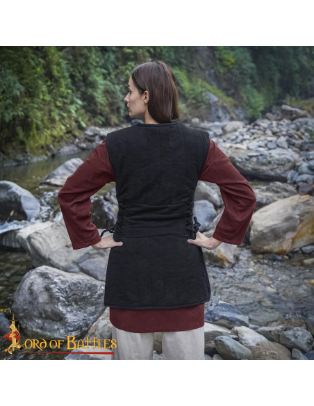 Gambesón medieval sin mangas para...