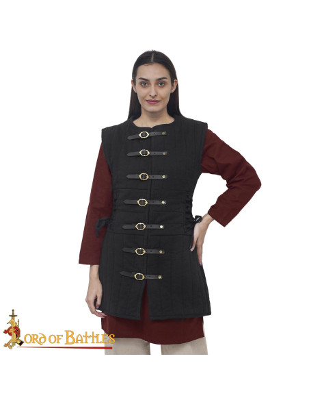 Middelleeuwse mouwloze gambeson voor...