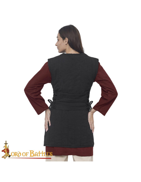 Gambesón medieval sin mangas para...