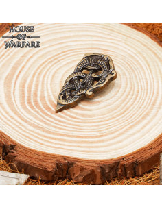 Vikingriempunt van antiek messing