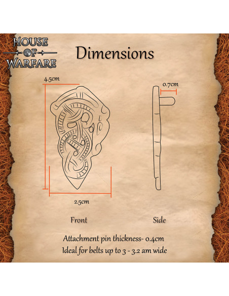 Vikingische Gürtelschnittstelle aus...