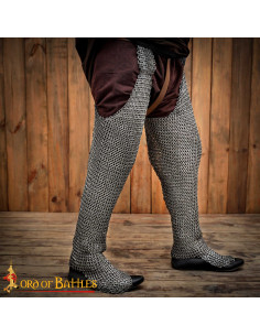 Pantalones cota de malla en acero, anillos 9 mm. 2