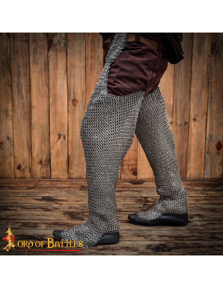 Pantalones cota de malla en acero,...