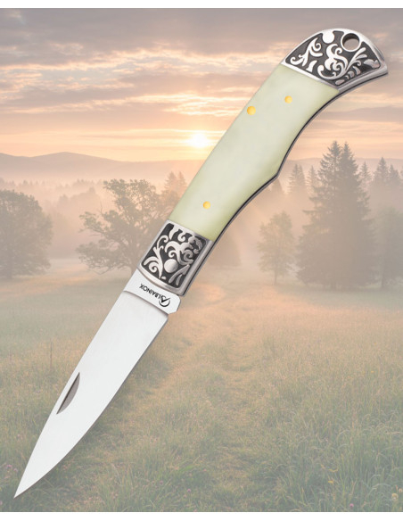 Navaja Albainox hoja acero inox 8 cm....