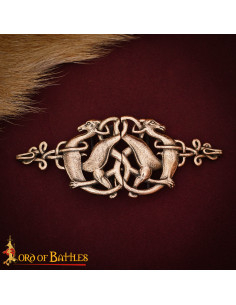 Keltische cape sluiting Herten, verouderd brons