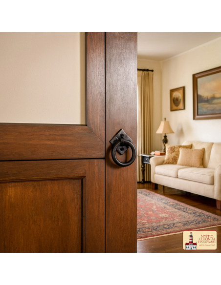 Tirador rústico de hierro fundido...