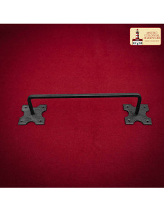 Håndlavet middelalder håndklædestang i smedet jern 2