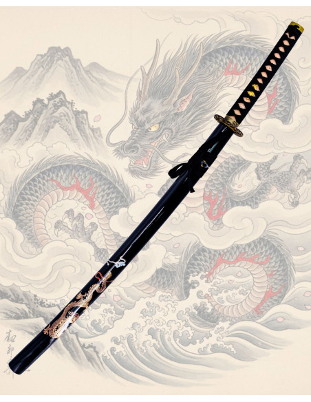 Functionele Katana van Staal 1045 met...