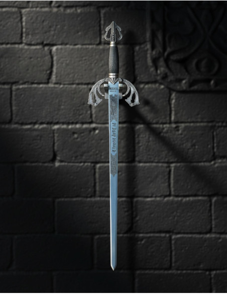 Espada Tizona Cid, acabado plateado