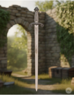 Alfonso X sværd, rustik finish 2