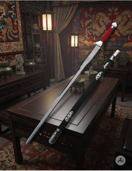 Espada Jian con vaina