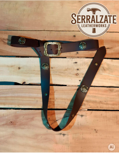 Nordisk Explorerskæde med udskåret...