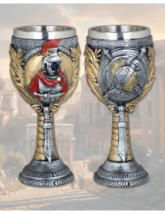Copa Medieval en resina modelo Romanos (18 cm.)
