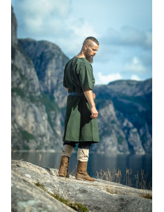 Viking Tuniek voor Mannen Asgrim met V-hals, Groen 2