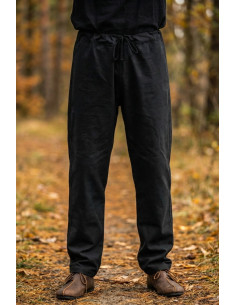 Pantalon medieval modelo Peter, color negro