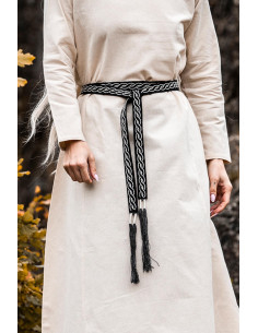 Unisex Gordel Model Veigga Zwart met Borduursels