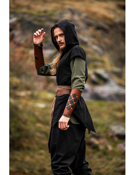 Unisex bælte model Torben, brunt linned