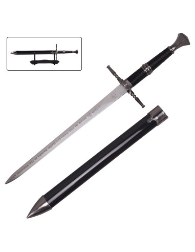 Mini espada Geralt de Rivia Witcher 3, con soporte
