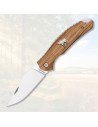 Albainox pocketknife stier, houten handvat