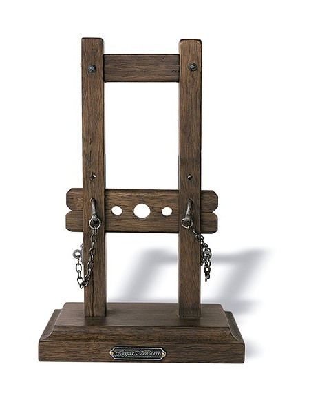 Mittelalterlicher Pranger (28x11x18 cm)