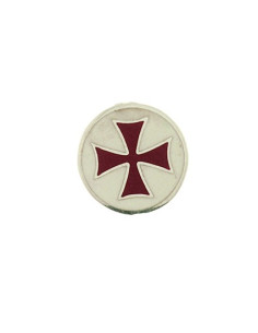 Broche Cruz Templaria en plata