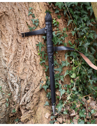 Zwaardschede van bedekt hout, model Malden