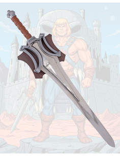 He-Man sværd fra Masters of the Universe, ikke-officiel...