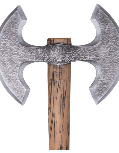 Hacha doble vikinga para LARP modelo Drengir 2