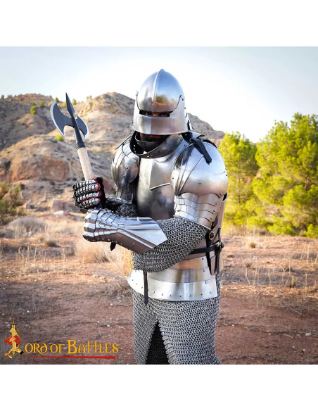 Middelalder Aks i kulstofstål model...