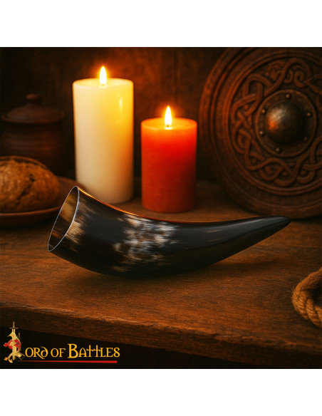 Cuerno natural vikino para beber...