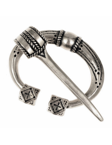 Vikinger Händler Fibula mit kubischen Spitzen
