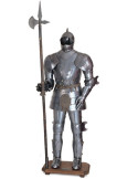 Armadura con alabarda, siglo XV