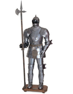 Armadura con alabarda, siglo XV