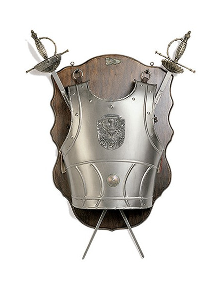 Borstharnas en zwaarden