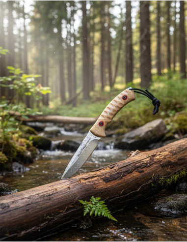 Muela micarta sand kniv med Kydex slids