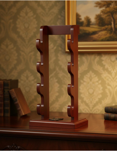 Soporte Toledano de madera para 4 dagas