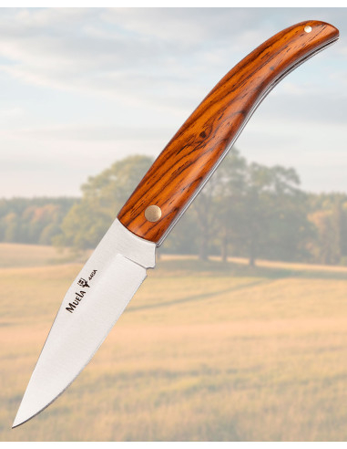 Navaja Muela empuñadura cocobolo y acero 440A