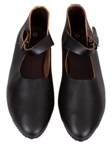 Leren mocassins model Jadwiga, bruin