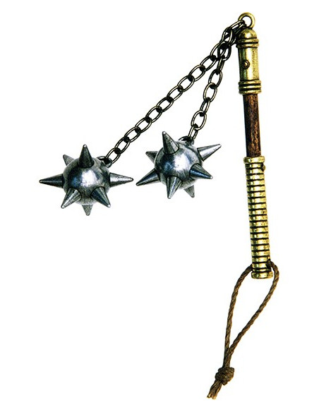 Mini mace 2 hoveder, medium håndtag