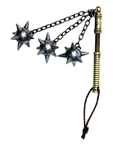 Mini mace 3 hoveder, medium håndtag