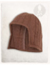Beskyttende polstret middelalderhue model Arthur, brun