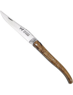 Forged Laguiole Kniv med naturligt oliventræhåndtag