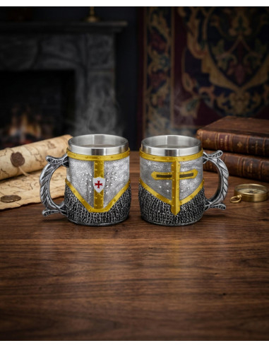 Taza de los templarios cota de malla