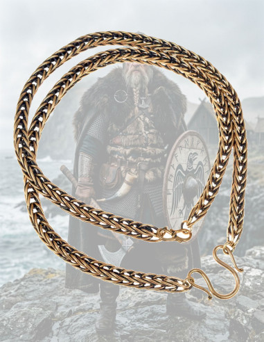 Historische Wikingerhalskette Fuchsschwanz 55 cm