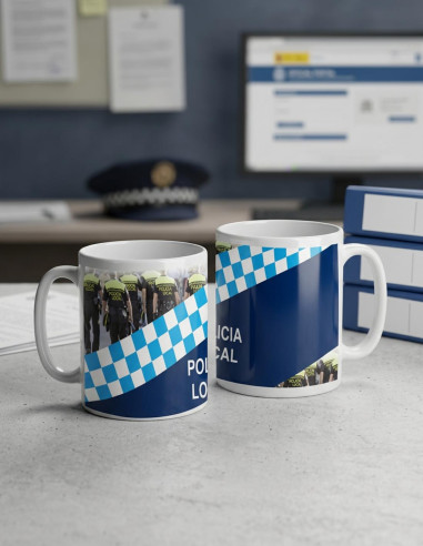 Taza Cerámica Policía Local de España