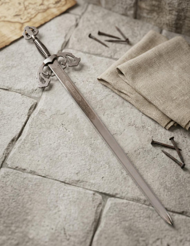 Tizona Cid rustiek zwaard, vuistribben